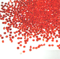 Конусные кристаллы Crystal Pixie красные 1,3 мм 1440 штук