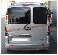 Спойлер зі стопом під фарбування на Fiat Doblo 2000-2010