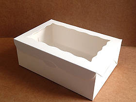 Коробка висотою 9 см / упаковка 10 шт 6 шт., 17см х 25см х 9см, Біла
