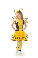 Детский карнавальный костюм Пчелка «Кокетка», рост 100-130 см