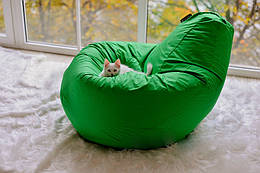 Крісло мішок зелена груша з тканини оксфорд