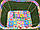 Манеж дитячий із великою сіткою Kinderbox "Сови в квадратах", фото 2