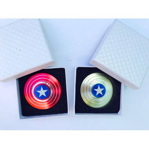 Купить Металличекий спиннер Капитан Америка, цена 244 ₴ — Prom.ua (ID ...