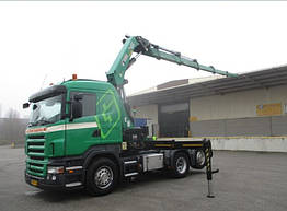 Тягач з краном Scania 380 A 6X2*4 RETARDER