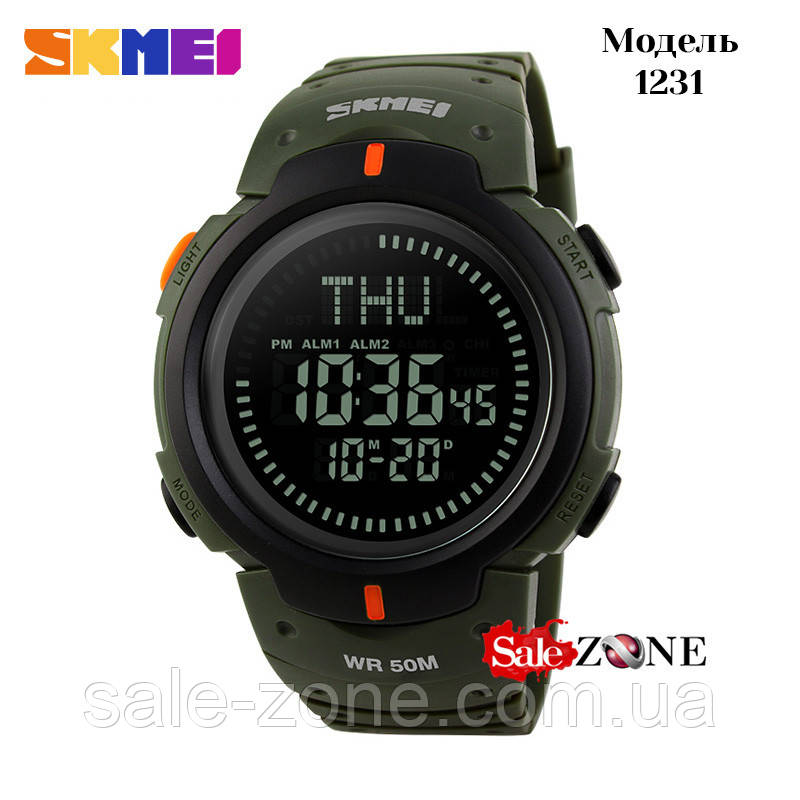 Спортивные наручные часы Skmei 1231 Черные - фото 4 - id-p553287987
