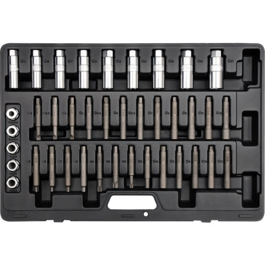 Набір ключів D5-T60 для кріплення амортизаторів YATO, 39 шт.