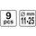 Комплект для центрування дисків зчеплення 11-25 мм YATO, 9 ялиною., фото 5