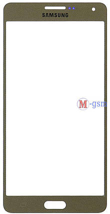 Корпусне скло на Samsung Galaxy A7 A700F, A700H золотисте, фото 1