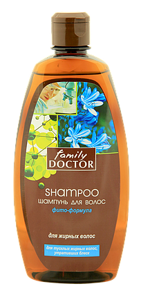 Шампунь "Фіто-формула для жирного волосся " Family Doctor 500 мл (1714), фото 1