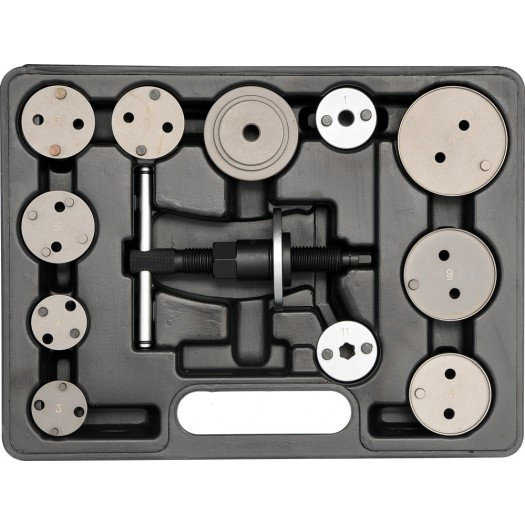 Набір інструментів для розтискання гальмівних циліндрів YATO, 12 пр.