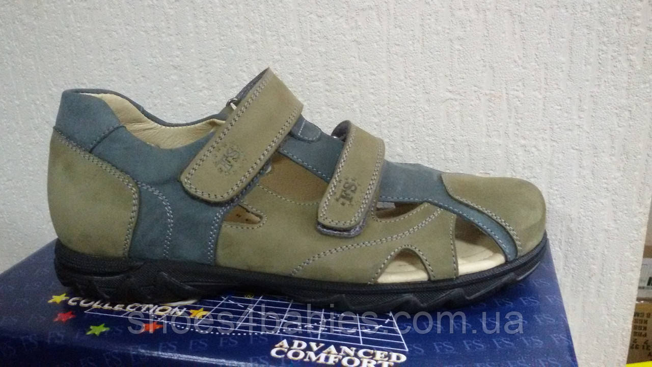 Босоніжки шкіряні для хлопчика, р. 38