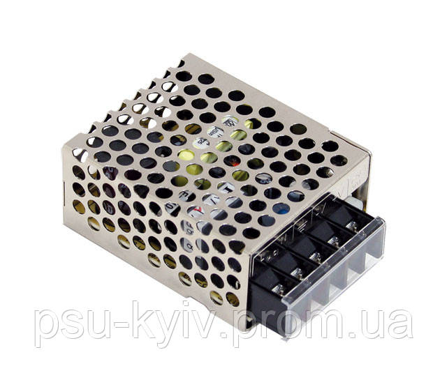 Блок живлення Mean Well RS-15-3.3 В корпусі 9.9 Вт, 3.3 В, 3 А (AC/DC Перетворювач)