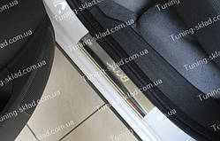 Накладки на пороги Peugeot 3008 (накладки порог Пежо 3008)