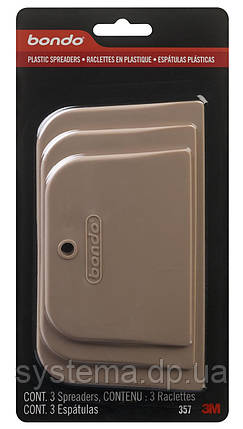 3M 00357 Набір шпателів для нанесення шпаклівки і змішування, фото 1