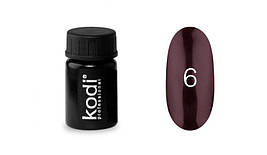 Гель-фарба Kodi professional № 6, 4 мл