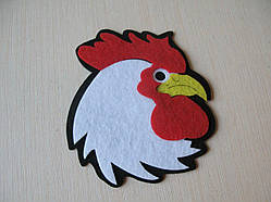 Символ 2018 року — Петух із фетру