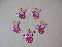 Свинка Пеппа з фетру.