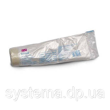 3M 05968 Маскуюча плівка з малярською стрічкою Taped Masking Film, 25 м х 600 мм, фото 1