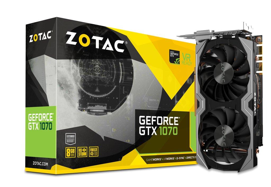 Відеокарта GeForce GTX1070 8 GB DDR5, 256 bit, PCI-E 3.0 ZOTAC (ZT-P10700G-10M)