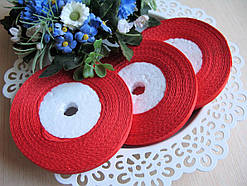 Стрічка атласна червона 0,6 см