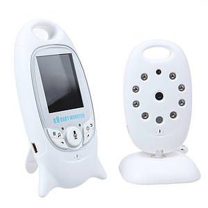 Відеоняня Baby Monitor VB601 з режимом нічного бачення та двостороннім зв'язком. 