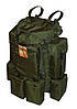 Туристичний армійський суперміцкий рюкзак 65 літрів Олива., фото 8