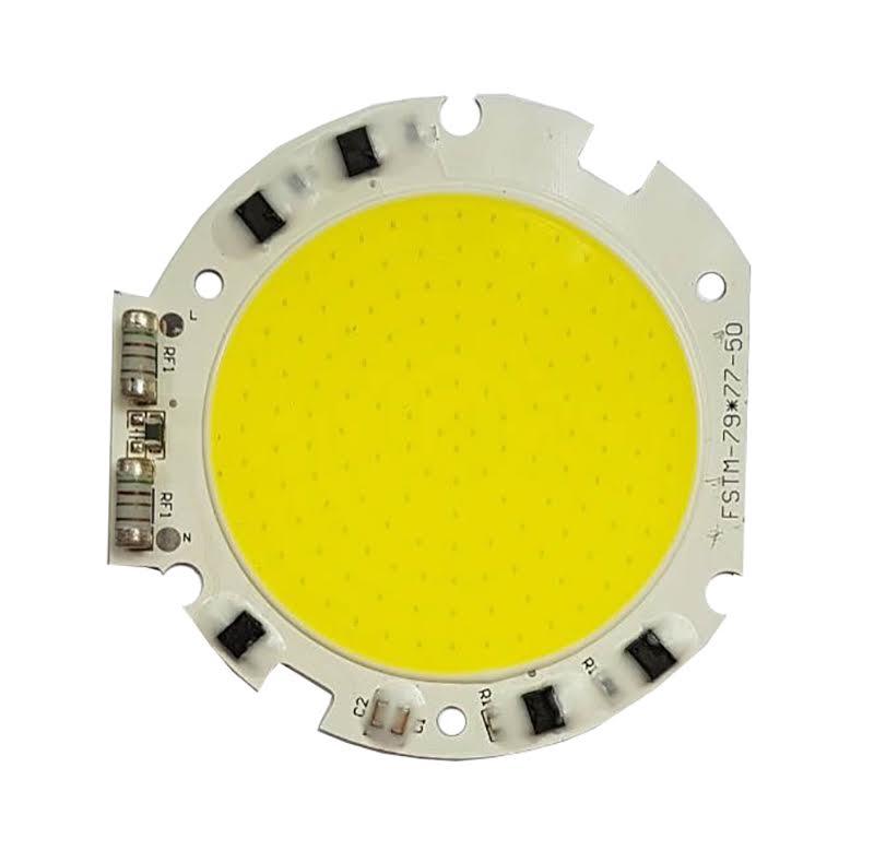 Світлодіодна LED-матриця 50w 76 mm IC SMART CHIP 220 V ( вбудований драйвер)