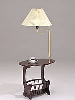 Столик журнальный деревянный с лампой Onder Mebli (SR-0752)