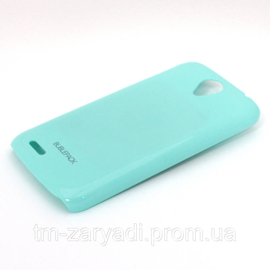 Чохол-накладка для LENOVO A850, пластиковий, Buble Pack, Бірюзовий /case/кейс /леново