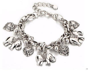 Жіночий браслет Primo Pulseira Elephant - Silver