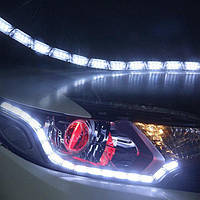 LED DRL с бегущим поворотником AUDI. 35W