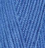 Alize COTTON GOLD (Котон Голд) № 141 волошковий (Пряжа бавовна, нитки для в'язання), фото 2