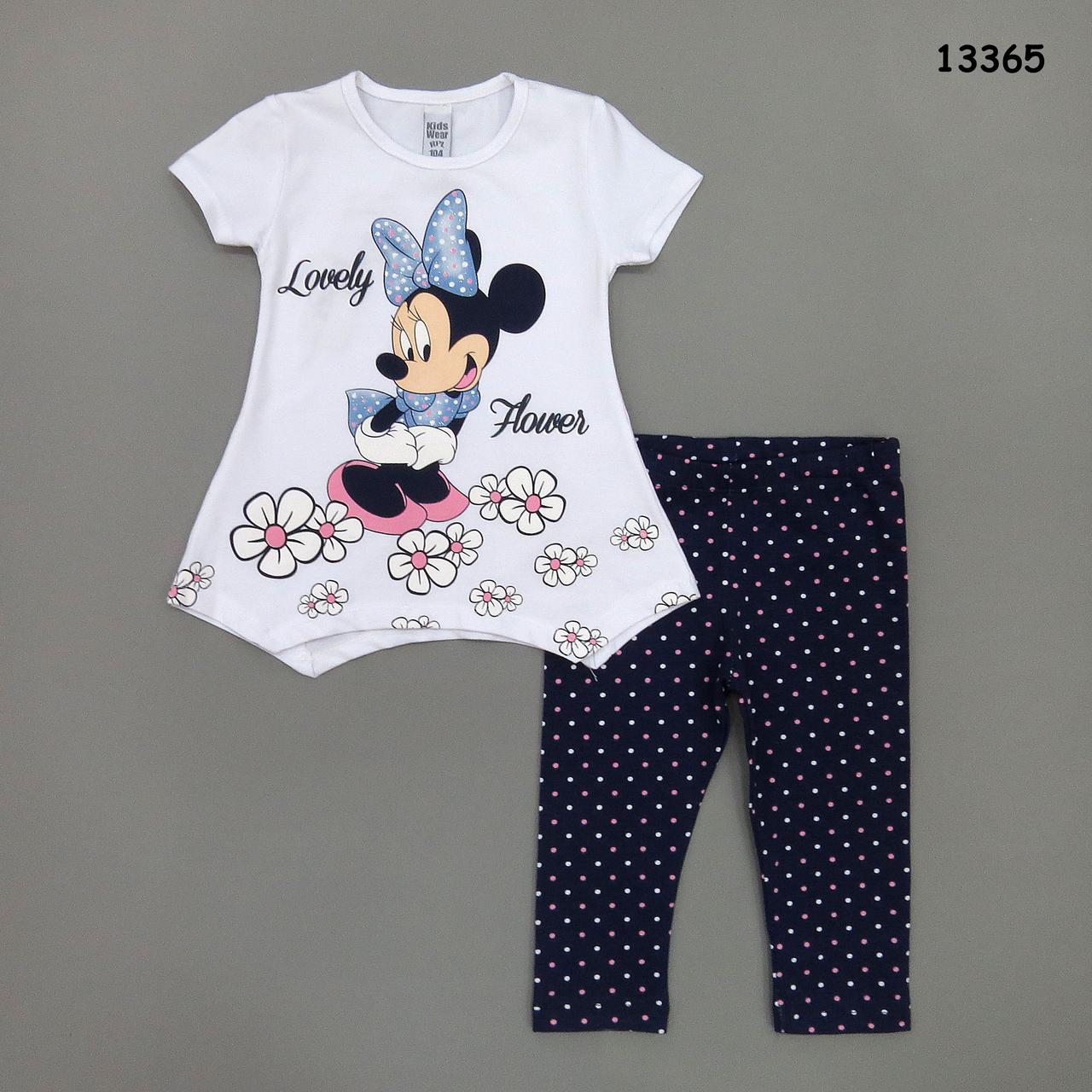 Летний костюм Minnie Mouse для девочки. 116 см - фото 1 - id-p553880033