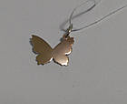 Підвіска з срібла і золота Метелик, фото 2