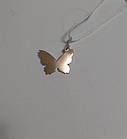 Підвіска з срібла і золота Метелик, фото 5