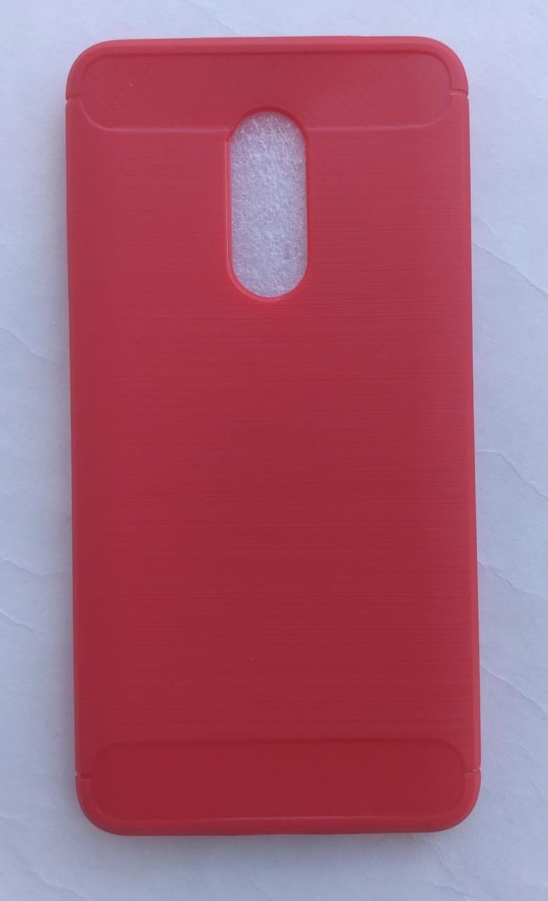 Силіконовий чохол Carbon для Xiaomi Redmi Note 4x червоний Червоний 1299P