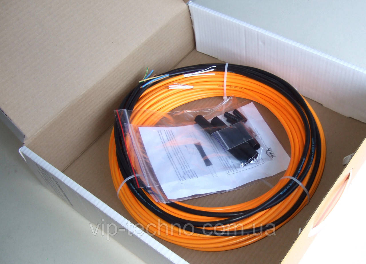Теплый пол электрический Греющий кабель Woks-10, 200 Вт (21м) - фото 4 - id-p525853884