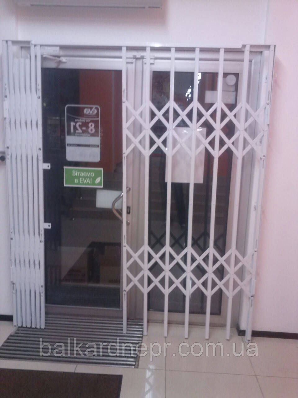 Розсувні решітки дверні Балкар-Дніпр, фото 1