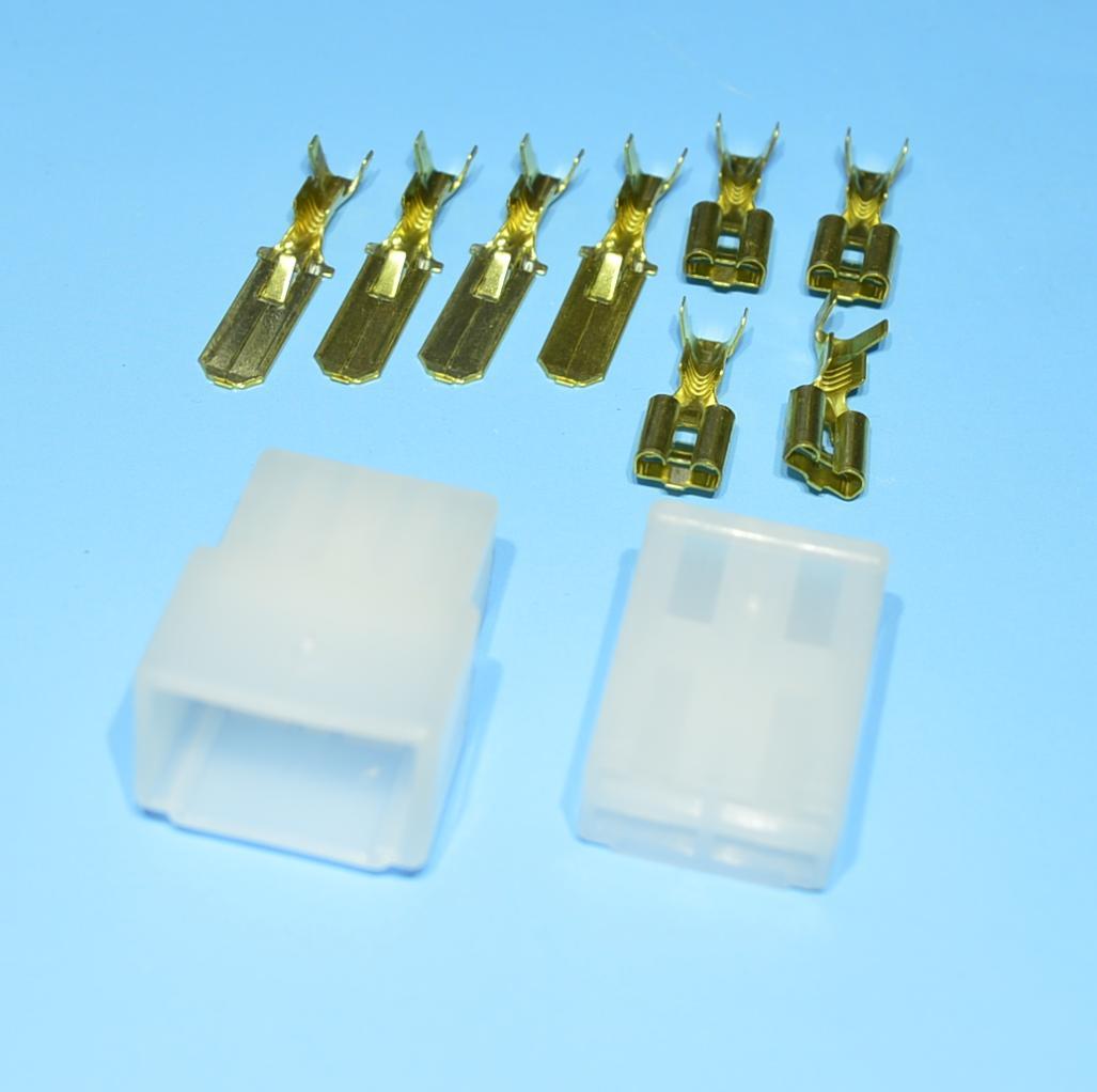 Автороз'єм (корпуса+клеми) шт.+гн. 4-конт. ZLA0705, фото 1