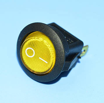 Вимикач 12В IRS-101-8С жовтий 1-група ON-OFF PRK0018Е