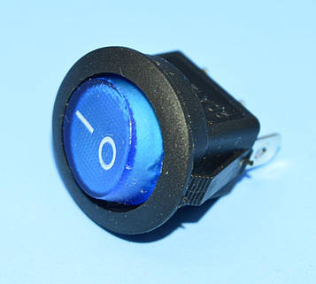 Вимикач 220В IRS-101-8С синя 1-група ON-OFF, PRK0002C