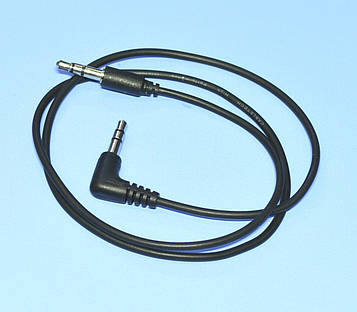 Шнур шт.jack3,5мм ст. - шт.jack3,5мм ст. Cabletech standart 0.5м кут.-прям. KPO3965-0.5