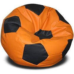 Оранжево чорний крісло мішок м'яч