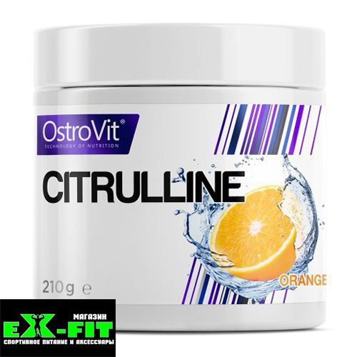 Цитрулин OstroVit100% Citrulline 210 g зі смаком