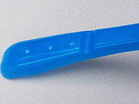 Плічка вішалки тремпеля TZ8802 синього кольору, довжина 31,5 см, фото 2
