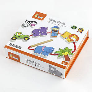 Шнурівка "Зоопарк" (59549VG), Viga Toys, фото 2