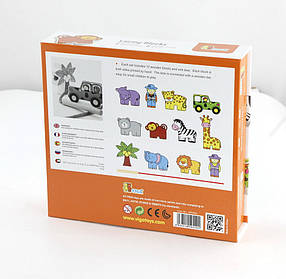 Шнурівка "Зоопарк" (59549VG), Viga Toys, фото 2