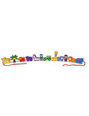 Шнурівка "Зоопарк" (59549VG), Viga Toys, фото 2