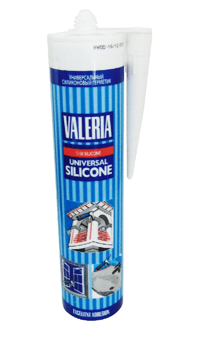 Силікон білий VALERIA (280 мл)