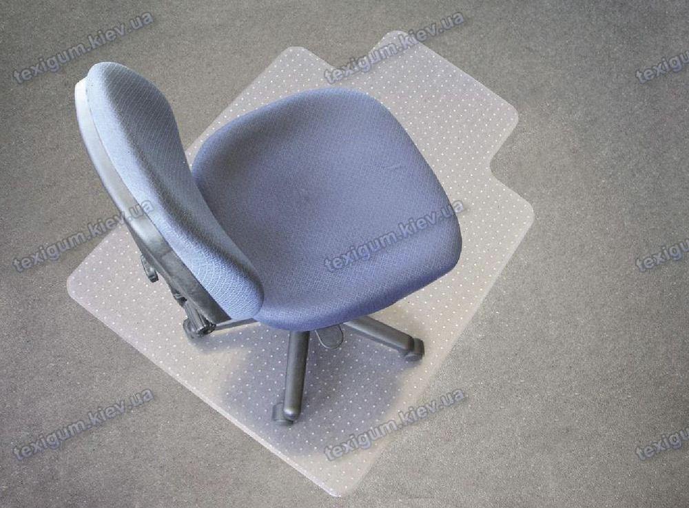 Защитный ковер под кресло прозрачный 122х135см. для ковролина Германия. Толщина 5,0мм - фото 10 - id-p19245926